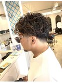 メンズ×ミックスパーマ