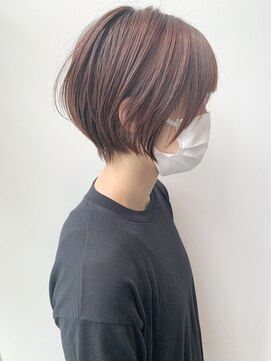 ステアケース ギンザセブン(stair:case ginza7) 大人ナチュラルコンパクト耳かけショートボブ