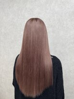 アン(Hair make un)&nbsp;ピンクベージュカラー♪