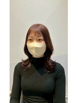 エレノア 枚方(Eleanor)&nbsp;【飛鳥】ミディアムレイヤー/韓国風/ピンクブラウン/枚方