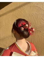 イチパーセント ヘアメイクアップ 1％ HAIR MAKE UP&nbsp;タイトシニヨン