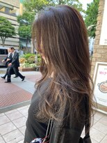 ヘアメイク ポルテ(HAIR MAKE PORTE)&nbsp;レイヤー×グレージュ
