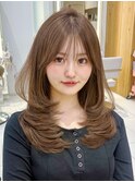 朝3分で簡単かわいい◎韓国ミディアムレイヤー
