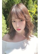 クーエフー(coo et fuu)&nbsp;シースルーな前髪に大人かわいいミディアムスタイル♪藤沢2