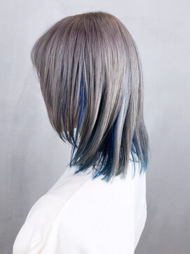 アイティー バイ アルバム 中野店(IT by ALBUM) シルバーインナーブルー_イヤリングカラー_ba317881