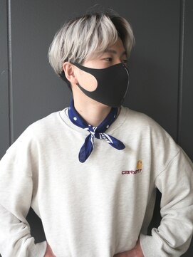 エニー ココ ヘアー(ANY.coco HAIR) センターパートの流しマッシュ☆