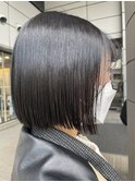 ぱつんとボブ