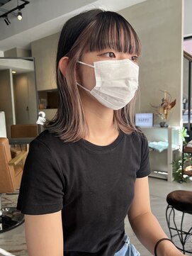 ヘアー アイス ルーチェ(HAIR ICI LUCE) フレーミングカラー　ホワイトベージュ/今枝