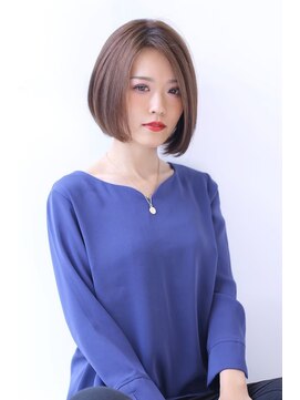 オーロ 西宮店(ORO) 艶　ストレート　ショートボブ