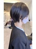コンパクト丸みショート/丸みショートボブ