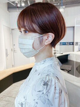 アイティー バイ アルバム 中野店(IT by ALBUM) ブラウンマッシュショート_グレージュカラーボブウルフ_ba419411