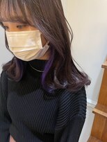 ヘアスタジオ アルス 御池店(hair Studio A.R.S)&nbsp;ラベンダーパープルインナーカラー#インナーカラー