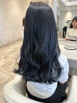 ザックラフィネ(ZACC raffine)&nbsp;韓国風ブルーブラック/暗髪/ロング
