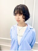前髪/マチルダボブ/ピンクベージュ/インナーグレージュ/銀座