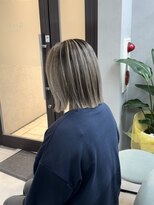 ジゼル 小倉(GiseL)&nbsp;シャドールーツ/グレージュカラー/切りっぱなしボブ