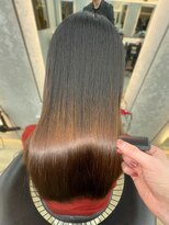 ロンドシエル 横浜(Lond ciel)  ミニウルフ髪質改善縮毛矯正酸性ストレートレイヤーカット/横浜