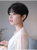 前髪薄めコンパクトショート