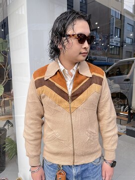 ヘアー アイス ルーチェ(HAIR ICI LUCE) メンズボブパーマ ミディアムパーマ スパイラルパーマ 大須/井上