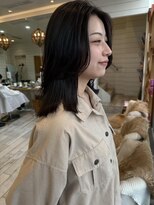 ネオリーブ アンド 渋谷店(Neolive &)&nbsp;渋谷/フェザーパーマ/ミニウルフ/チェリーブラウン/ボブ