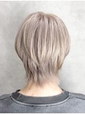 イメチェンヘアスタイルホワイトブロンド外ハネボブ美髪のススメ