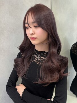 ベレーザ 渋谷(BELEZA) 15333オリーブグレージュ韓国風巻きレイヤーカットくびれヘア