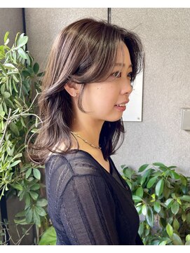 グリーン 町田(green) 【ミディアム】おくれ毛で横顔も小顔美人に