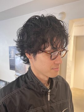 マカロニコースト(macaroni coast) メンズパーママッシュショートウェーブパーマスパイラルパーマ