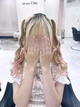 クラン 梅田店(clan) ウェーブハーフツイン