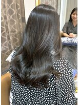 ロンドリゼル 札幌(Lond RiseL)&nbsp;オリーブグレー髪質改善/黒髪/小顔/くすみベージュ/札幌駅