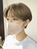 テクネ 天神大名(techne) 天神大名ミルクティーベージュダブルカラーケアブリーチショート