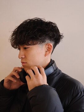 波巻きシャドウパーマ