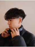 波巻きシャドウパーマ