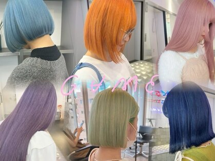 GAME天神ダブルカラー/ブリーチ/ケアブリーチ/ハイブリーチ/ブリーチなしダブルカラーの写真