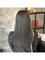 リサヘアーデザイン(RISA HAIR DESIGN) ワンカラーでできる透明感たっぷりのオリーブカラー