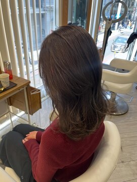 アヴァンス 広島本通店(AVANCE.) 着物ヘア/大人ガーリー/ダークアッシュ/似合わせカット