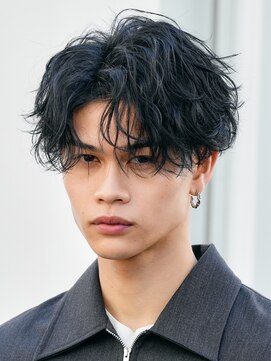 フィフス 渋谷(fifth) 渋谷波巻きツイストスパイラルシャドウルーズパーマツーブロック