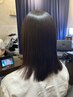 ナチュラル縮毛矯正+ケアトリートメント¥16000