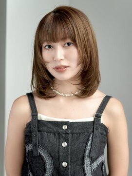 インセプション 銀座(INCEPTION) レイヤーミディアム/レイヤーボブ/絶壁解消/前髪あり/20代/30代