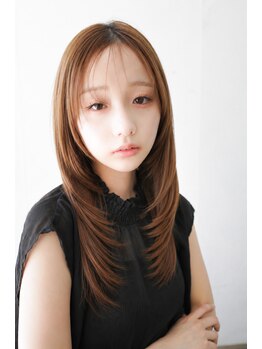 カライング(ing)の写真/高円寺で叶える髪質改善縮毛矯正◎手触りサラサラで理想のストレートヘアに♪