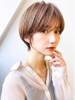 アンジュール(UNJOUR.)&nbsp;髪質改善ベージュショート/夏カラー/丸みショート/大人