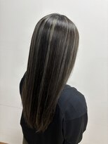 ヘアーララプラス(HAIR lala+) 【HAIR lala+】#ハイライト #コントラスト #寒色系