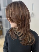 リアン 本厚木(LIAN)&nbsp;レイヤーカットハッシュカットミディアムレイヤー顔周りカット