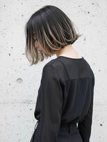 ナック 茶屋町(knack chayamachi) コントラストハイライトボブ【阪急梅田】