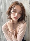 18. ワンホンレイヤー/ウェーブ/レイヤーカット/ブリーチ