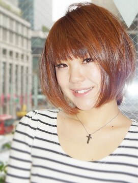 ヘアーサロン ハチプラス(Hairsalon 8+) ツヤツヤボブ