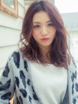 美容室 シープ 小岩店(Seep)&nbsp;無造作ウェーブ×スパイシーミディ【小岩】