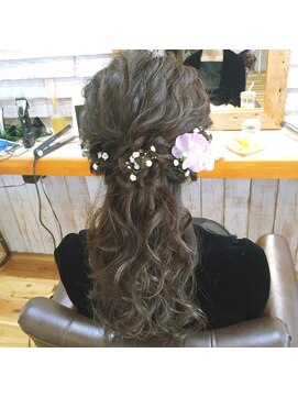 シャルル(charles) 卒業式にもぴったり♪お嬢様風ハーフアップ(aoi)