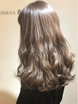 エイト ヘアサロン 渋谷本店(EIGHT) 【EIGHT渋谷】お客様スタイル_デザインカラー_ハイベージュ