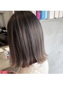 バックコームハイライトバレイヤージュ