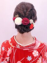 レットリート(RETREAT) 卒業式　ふんわり編み込み